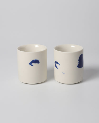 Blue Cloud Shot Cup