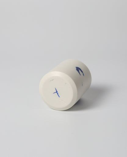 Blue Cloud Shot Cup