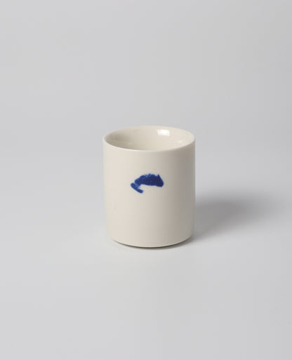 Blue Cloud Shot Cup